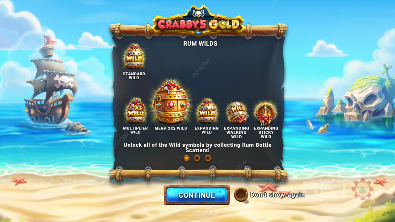 Бонус функције објашњене у игри Crabby