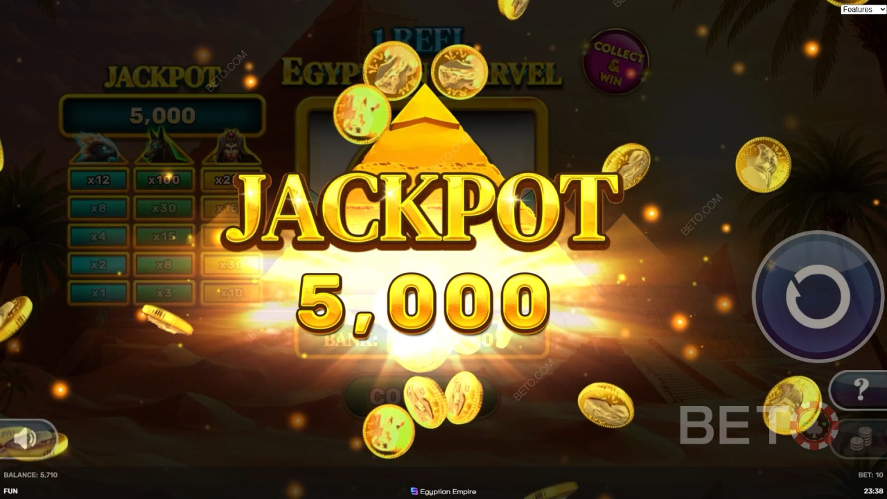 1 колут - Рецензија Egyptian Marvel од стране BETO Slots