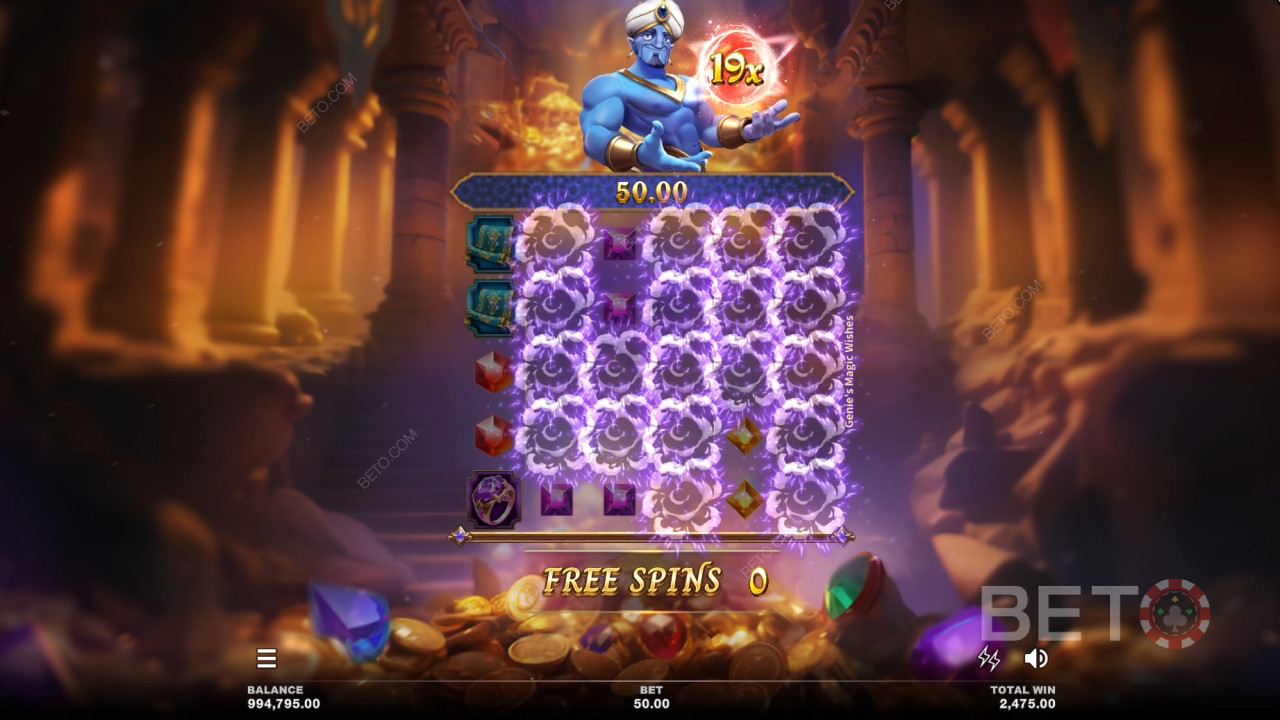 Бонус функције објашњене у игри Genie