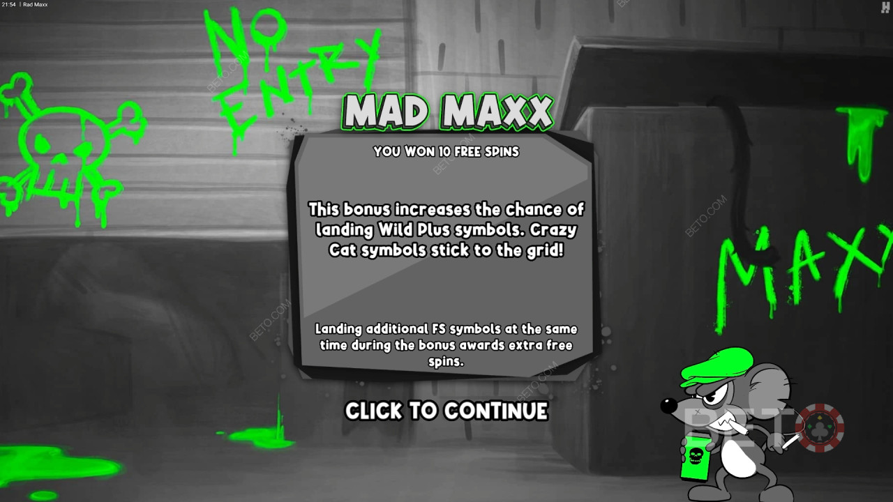 Бонус функције објашњене у игри Rad Maxx од стране Hacksaw Gaming