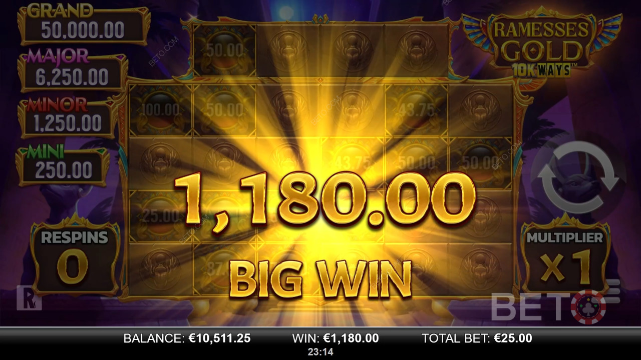 Рецензија Ramesses Gold 10K Ways од стране BETO Slots-а