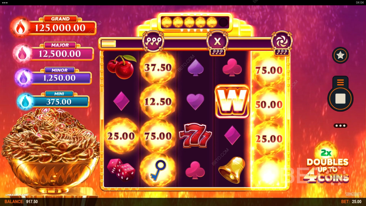 Рецензија игре Links of Flame од стране BETO Slots