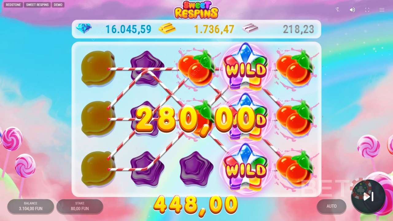 Бонус функције објашњене у игри Sweet Respins од стране Redstone-а