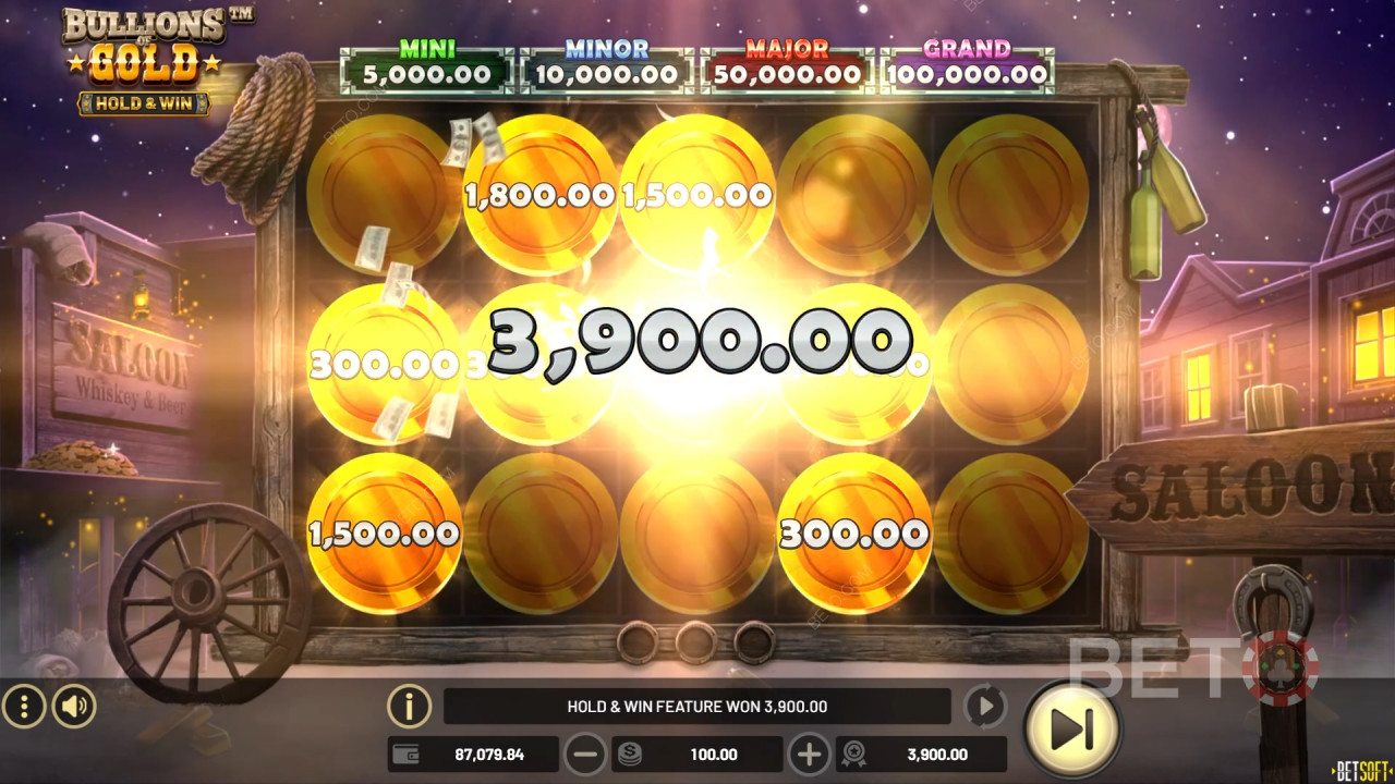 Освојите 5.000 пута више од своје опкладе у онлајн слоту Bullions of Gold!