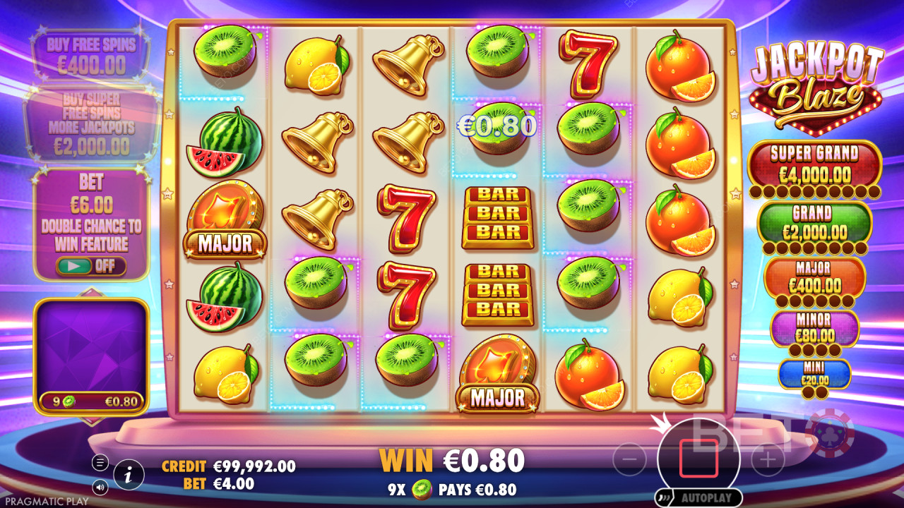 Како играти Jackpot Blaze у Pragmatic Play