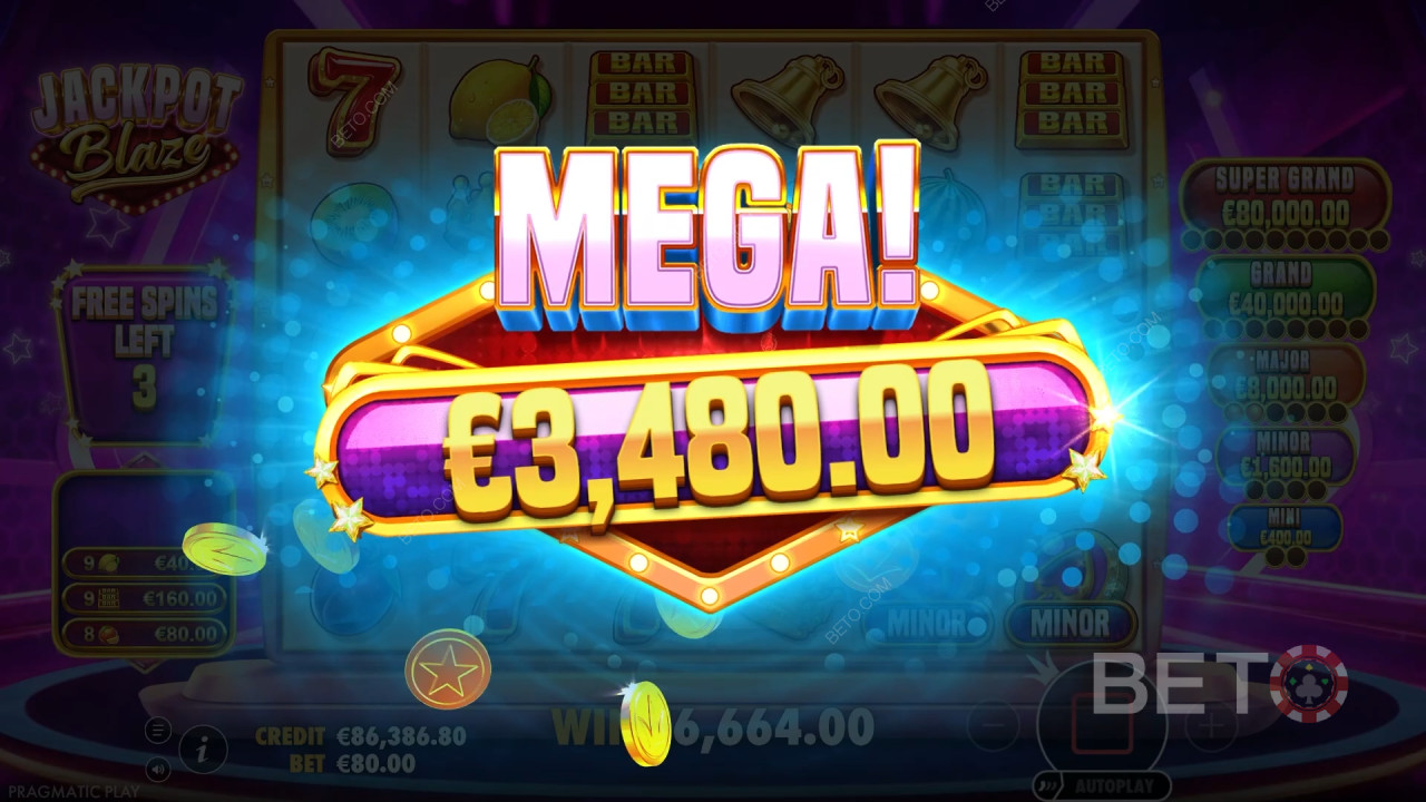 Бонус функције објашњене у игри Jackpot Blaze од стране Pragmatic Play