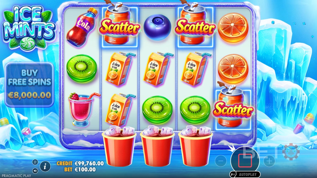 Како се играју ледене бомбоне из Pragmatic Play