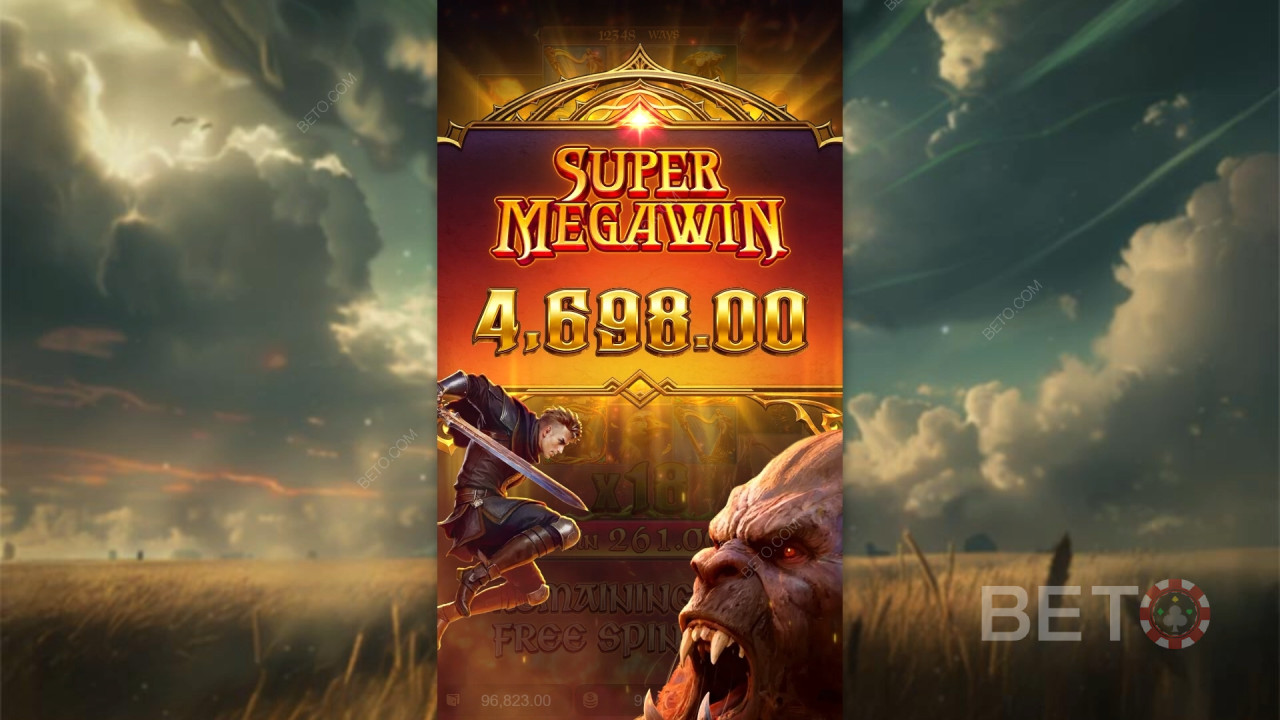 Освојите 10.000 пута више од своје опкладе у онлајн слоту Jack the Giant Hunter!
