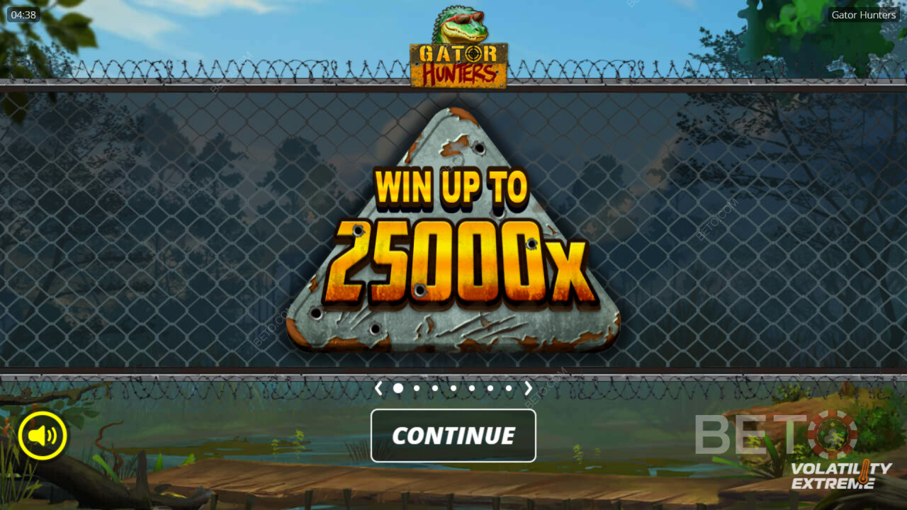 Освојите 25.000 пута више од своје опкладе на слоту Gator Hunters!