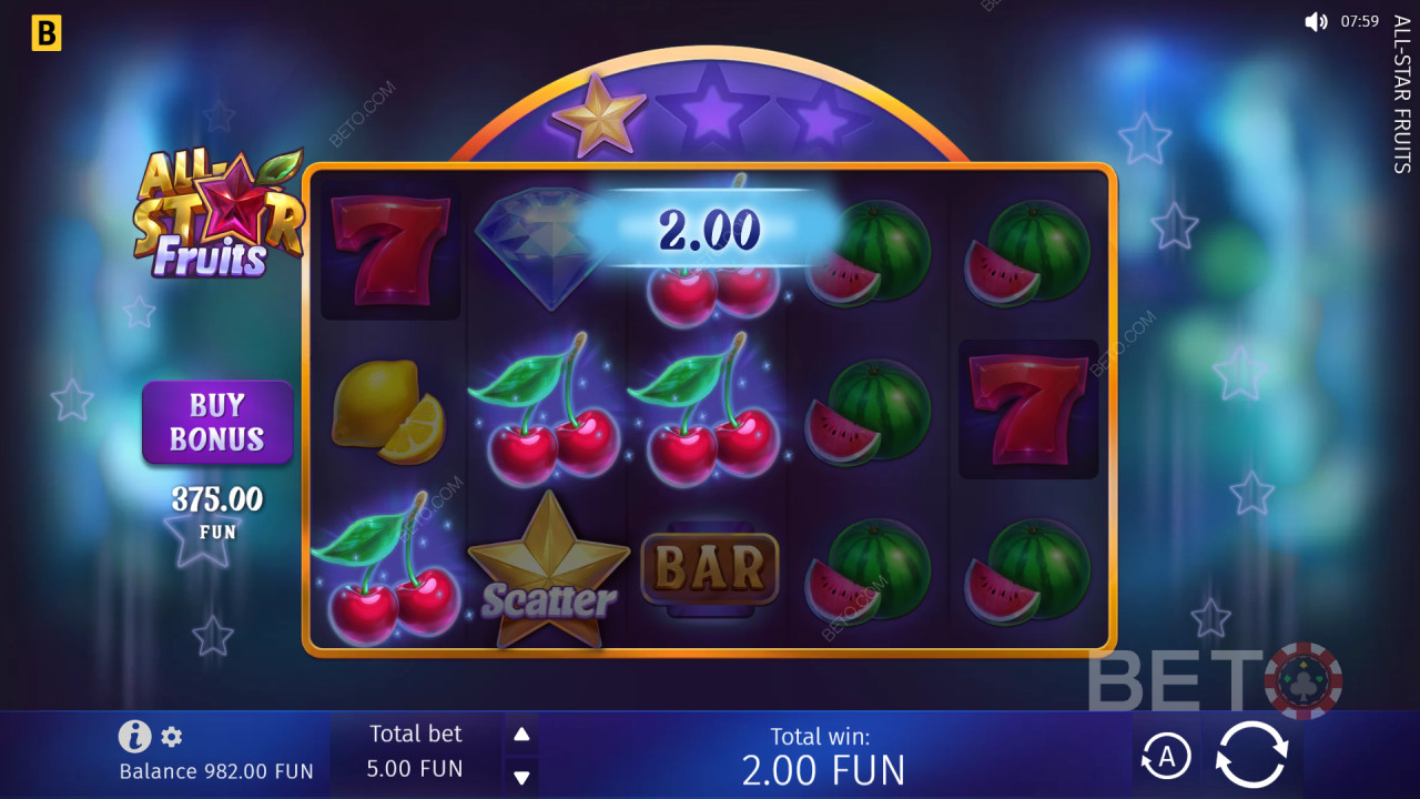 Како се игра BGAMING -ова игра All-Star Fruits