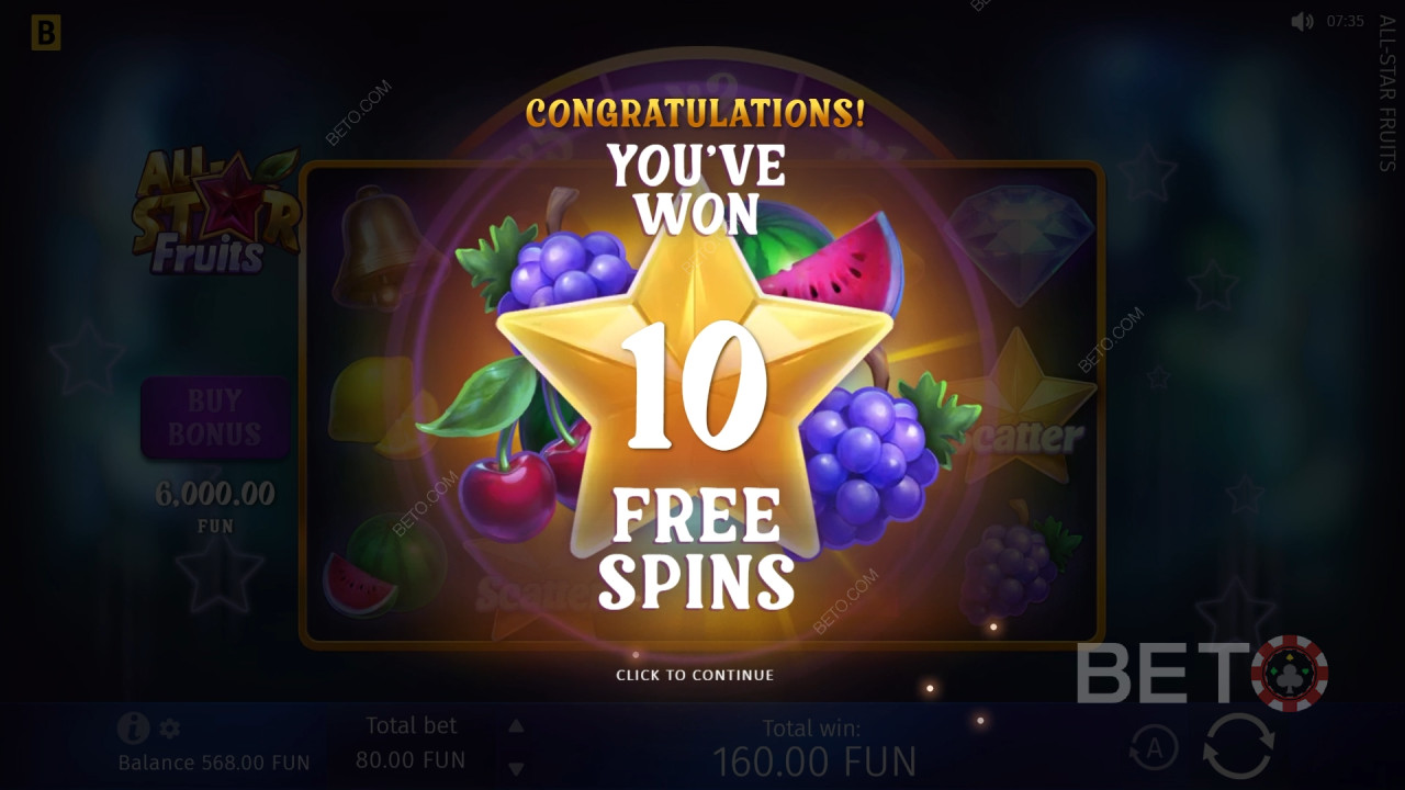 Рецензија игре All-Star Fruits од стране BETO Slots