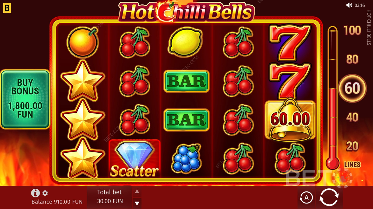 Како се игра BGaming-ова игра Hot Chilli Bells