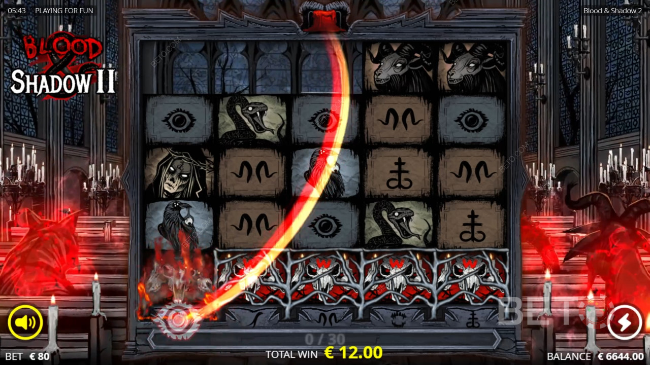 Како играти Blood & Shadow 2 у игри Nolimit City