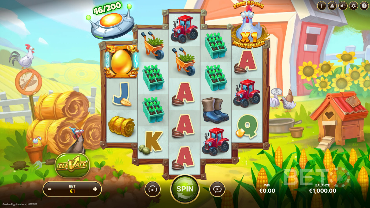 Како играти NetEnt -ову Golden Egg Invaders