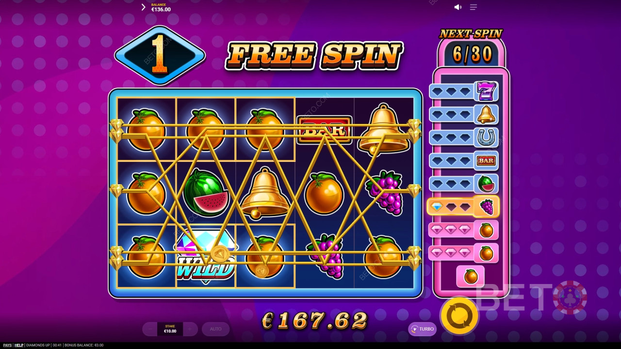 Рецензија игре Diamonds Up од стране BETO Slots