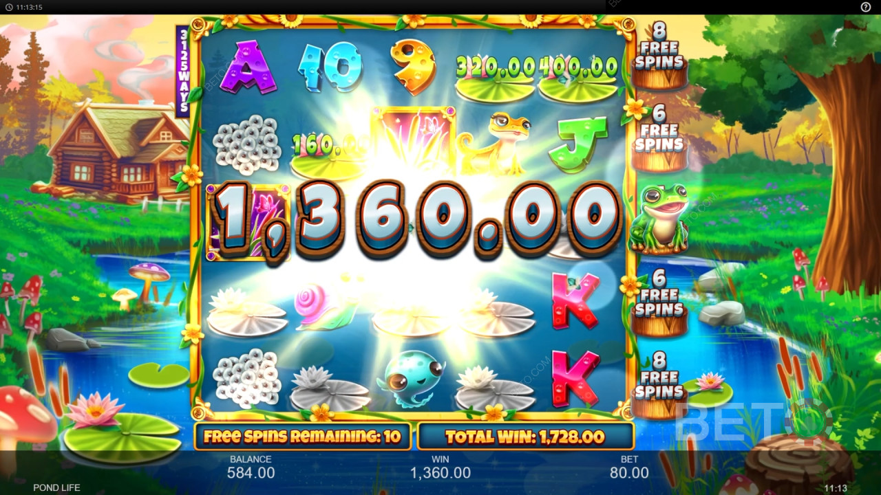 Рецензија игре Pond Life од стране BETO Slots