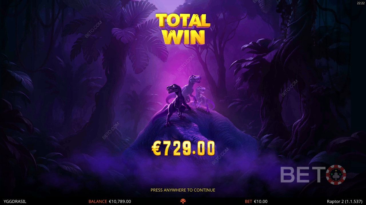 Рецензија игре Raptor 2 од стране BETO Slots