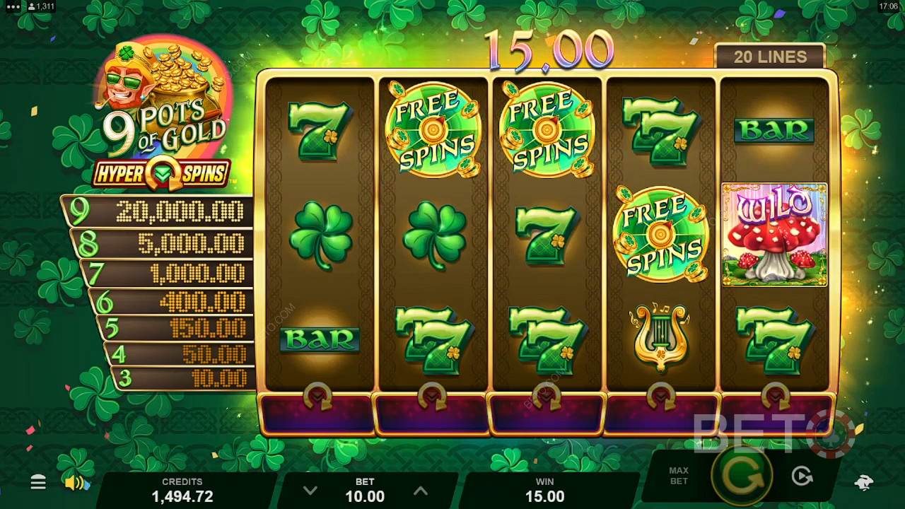 9 Pots of Gold HyperSpins Igraj Besplatno