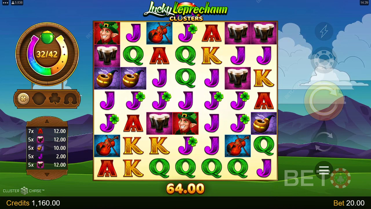 Како играти Microgaming Луцки Лепрецхаун Цлустерс