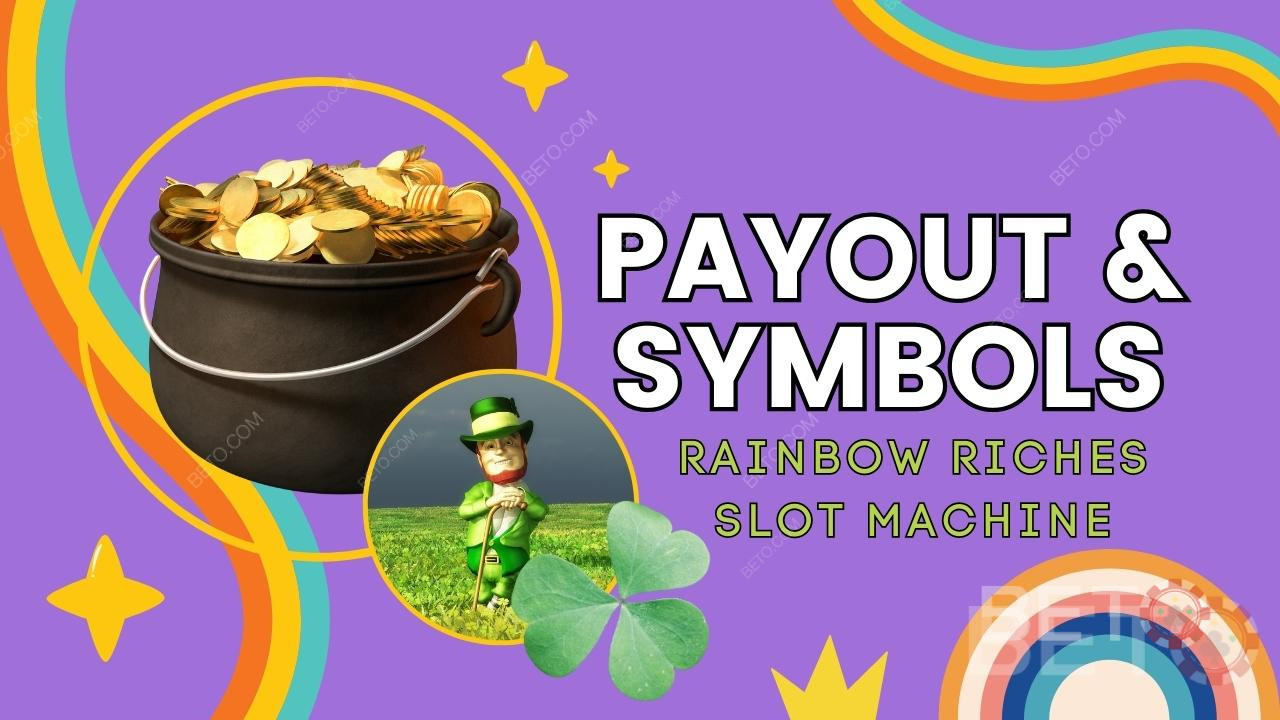 Објашњење исплата и симбола у игри Rainbow Riches
