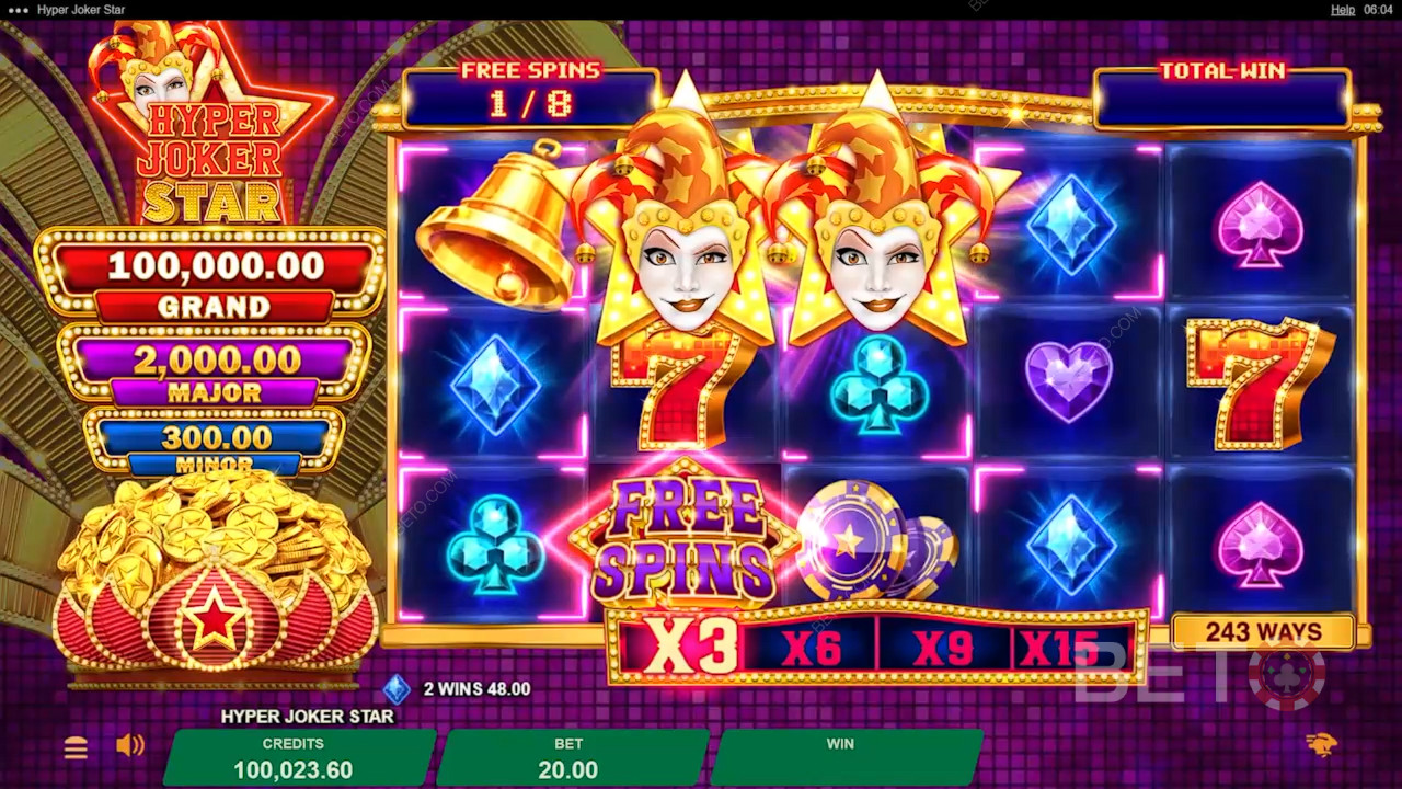 Преглед Hyper Joker Стар од БЕТО слотова