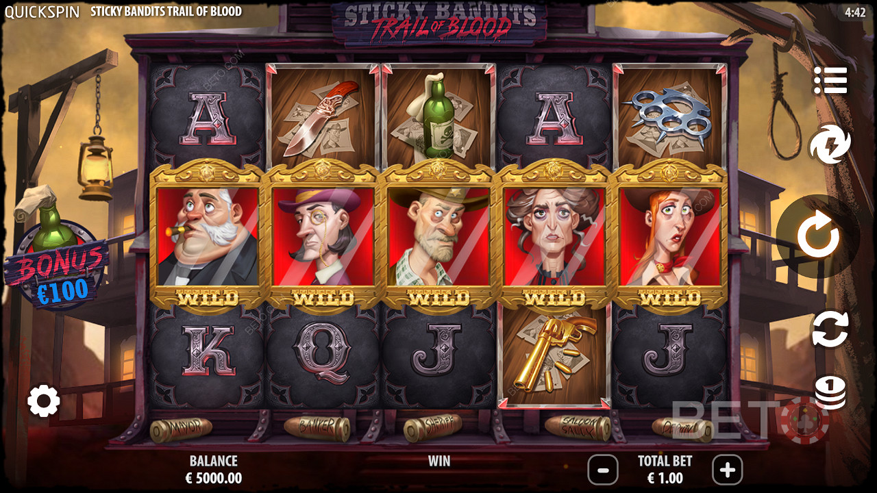 Sticky Bandits Trail of Blood Igraj Besplatno