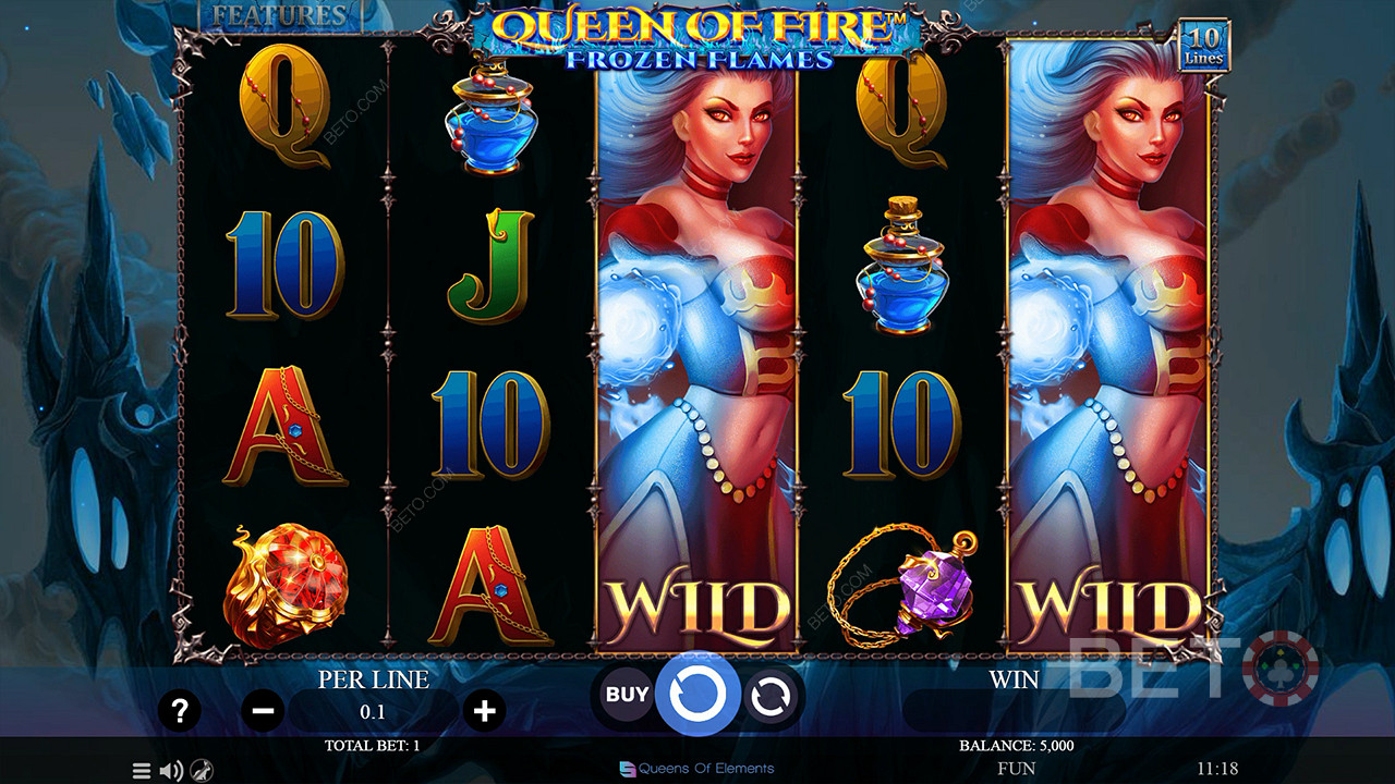 Queen Of Fire - Frozen Flames Igraj Besplatno