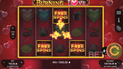 Burning Love Слот - Бесплатна игра и рецензије (2025)
