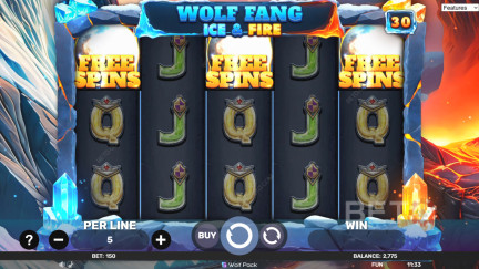 Wolf Fang - Ice & Fire Слот - Бесплатна игра и рецензије (2025)
